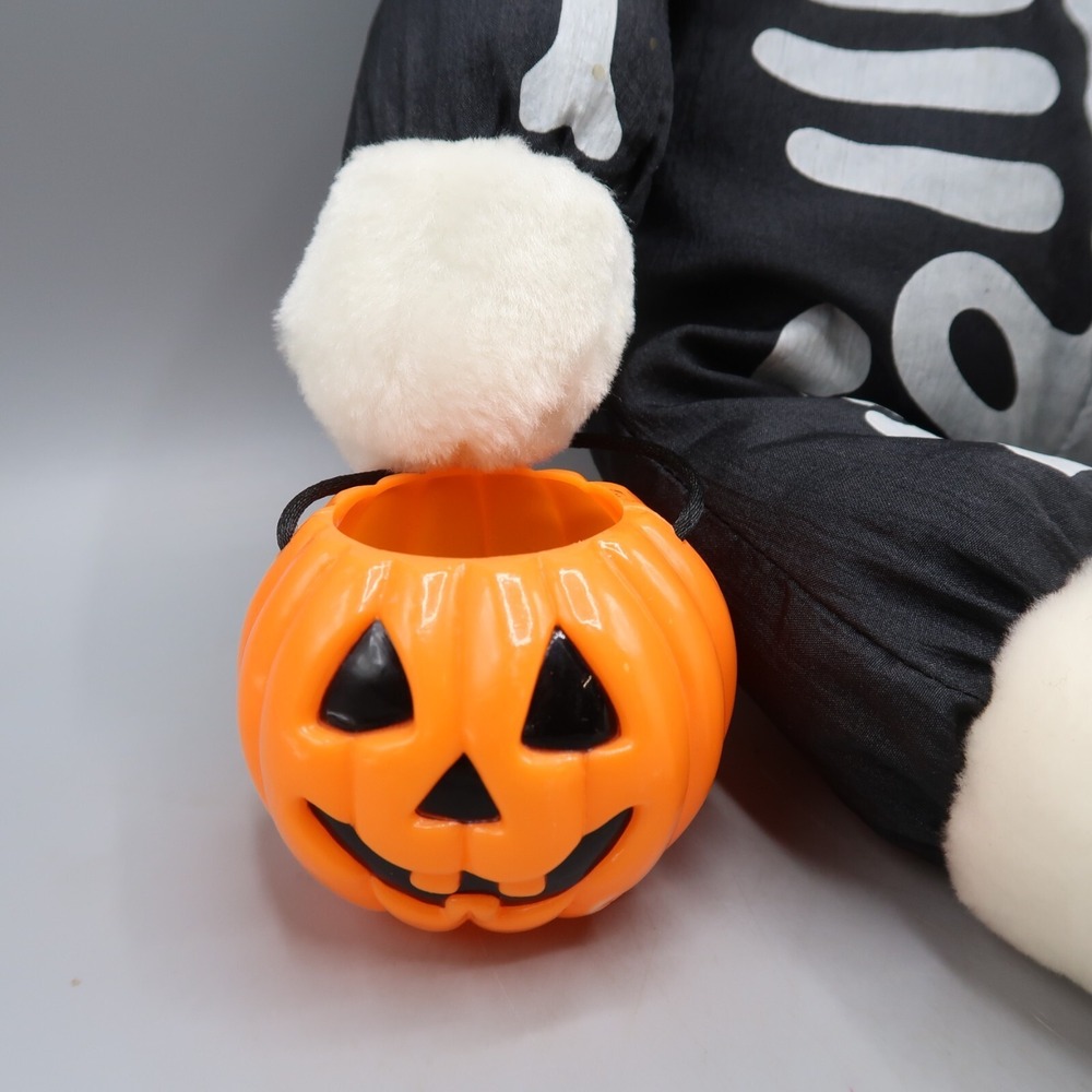 Halmark Brandon Bear Halloween Skeleton Plush Collectible - Picture 4 of 7